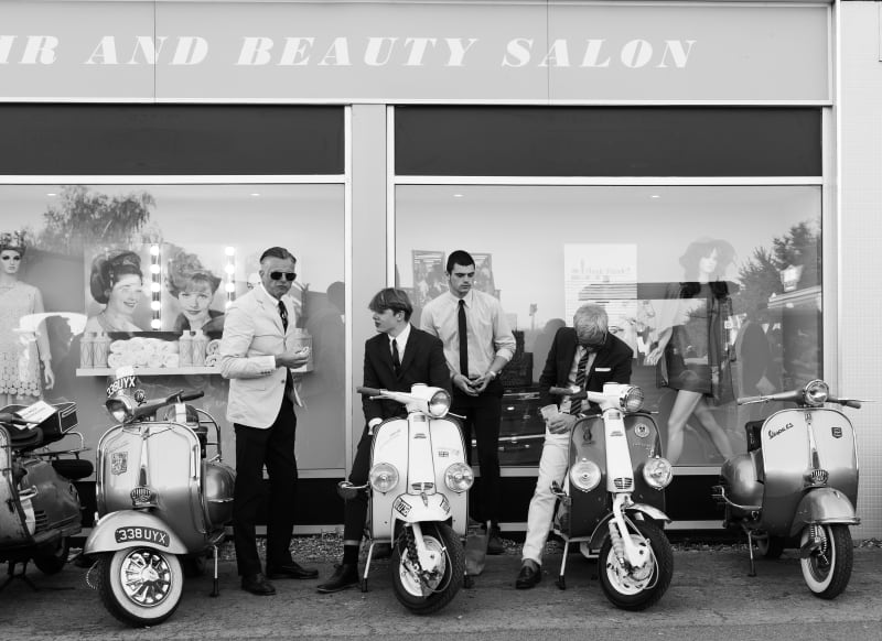 Vespas at Bettys