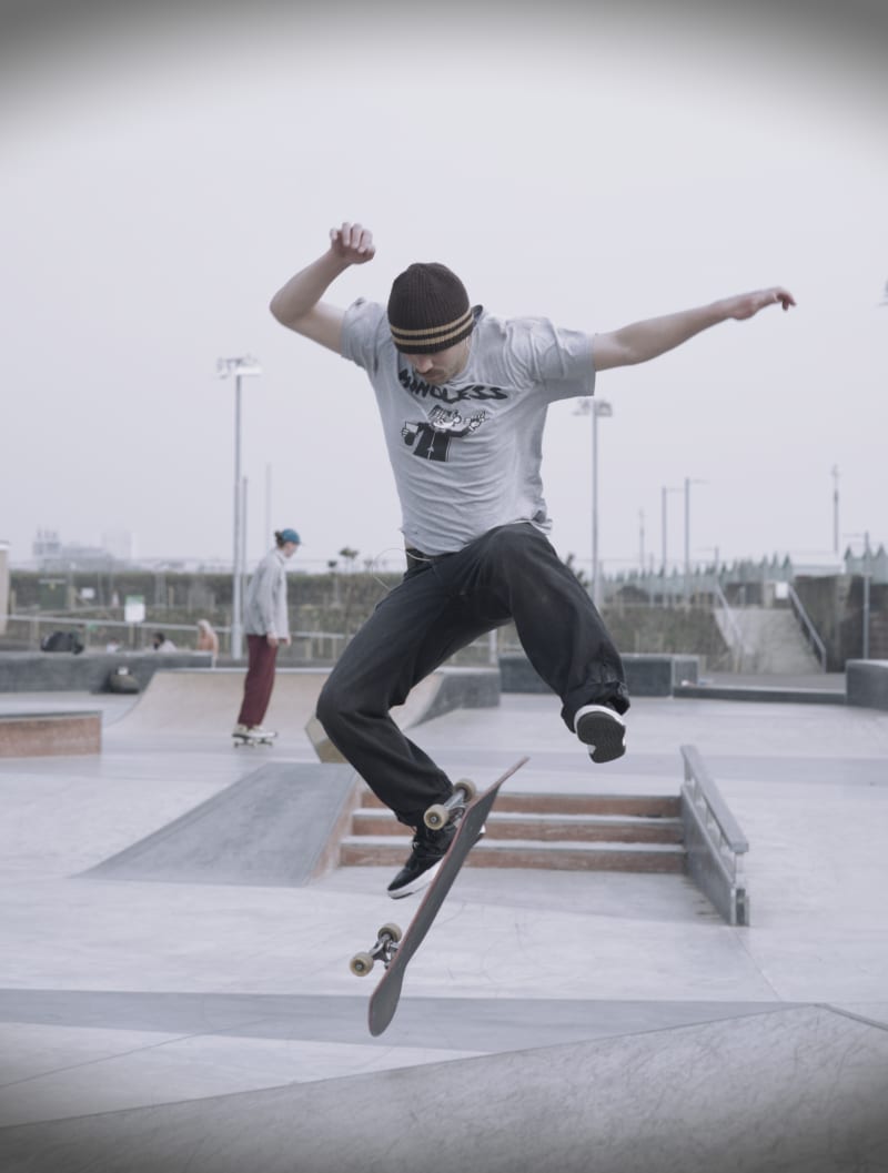 Hove Beach Park Skateboard session