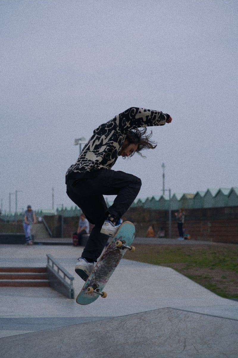 Hove Beach Park Skateboard session