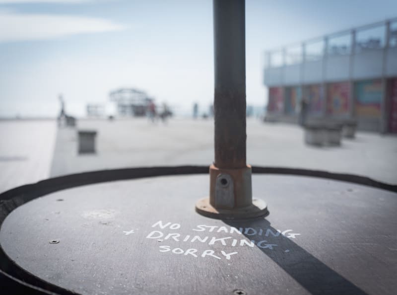 No standing drinking