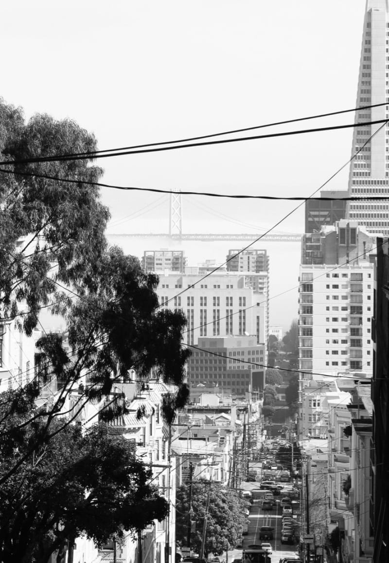 Bridge from a far in San Francisco