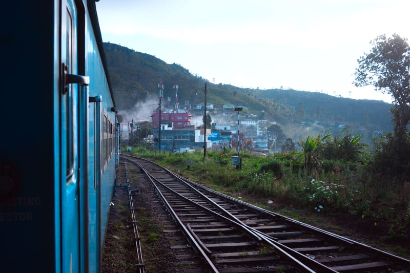 On the train from Ella