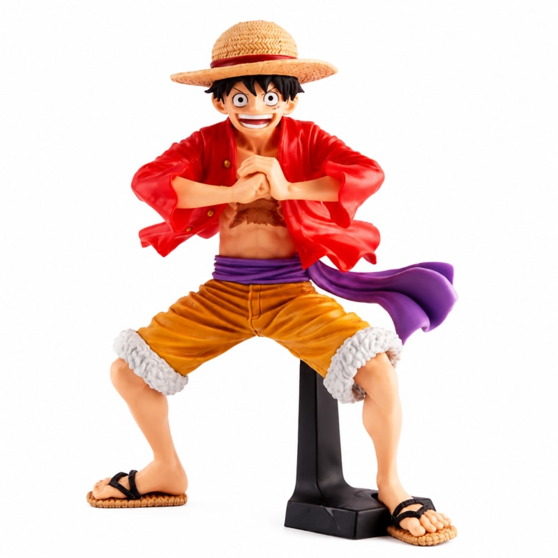 One Piece Luffy Fist Pose Action Figure – Anime Collectible Desk Décor