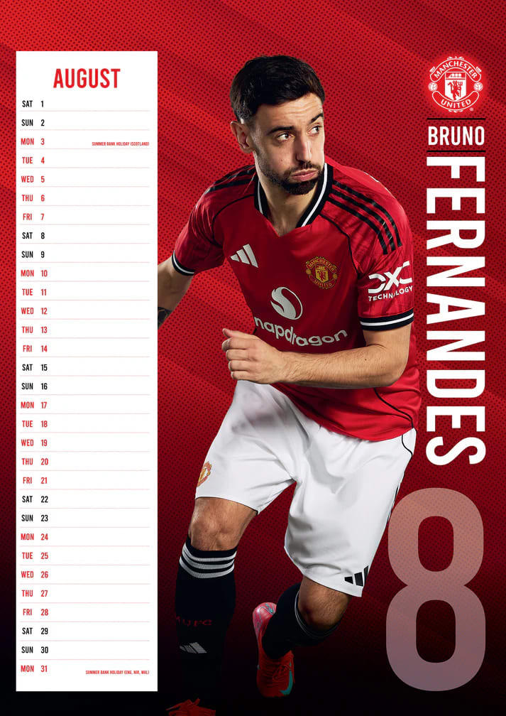 Man UTD 2026 Calendar