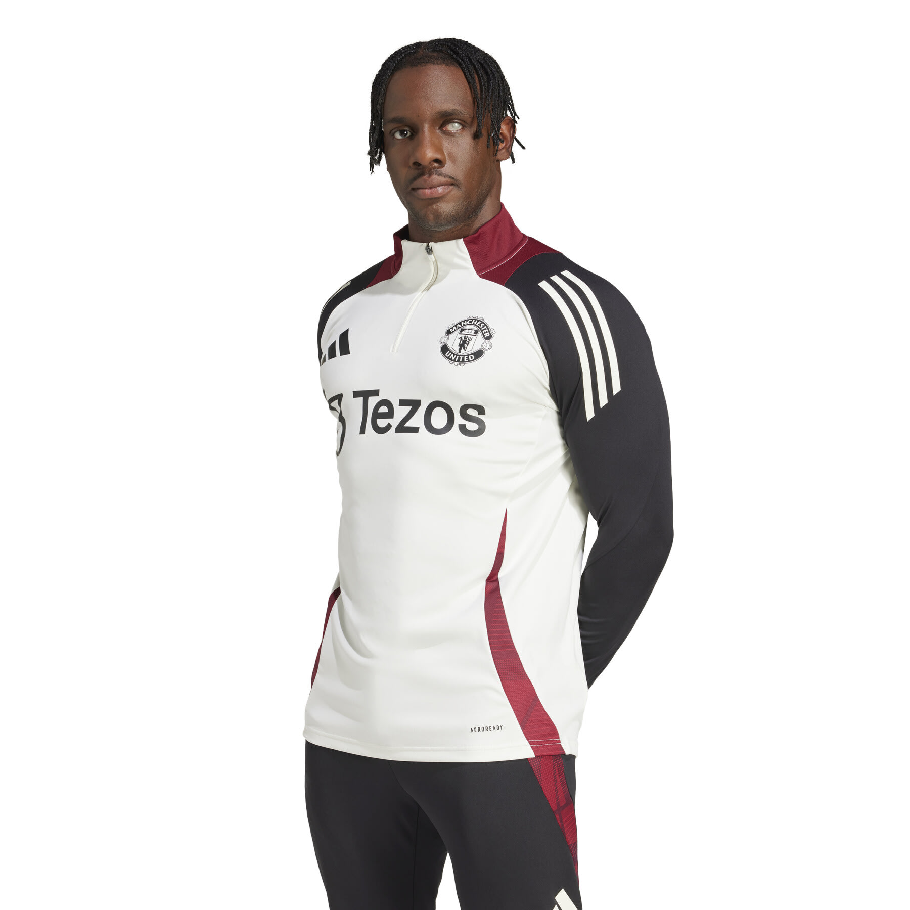 MUFC TR TOP         OWHITE/BLACK – alternate