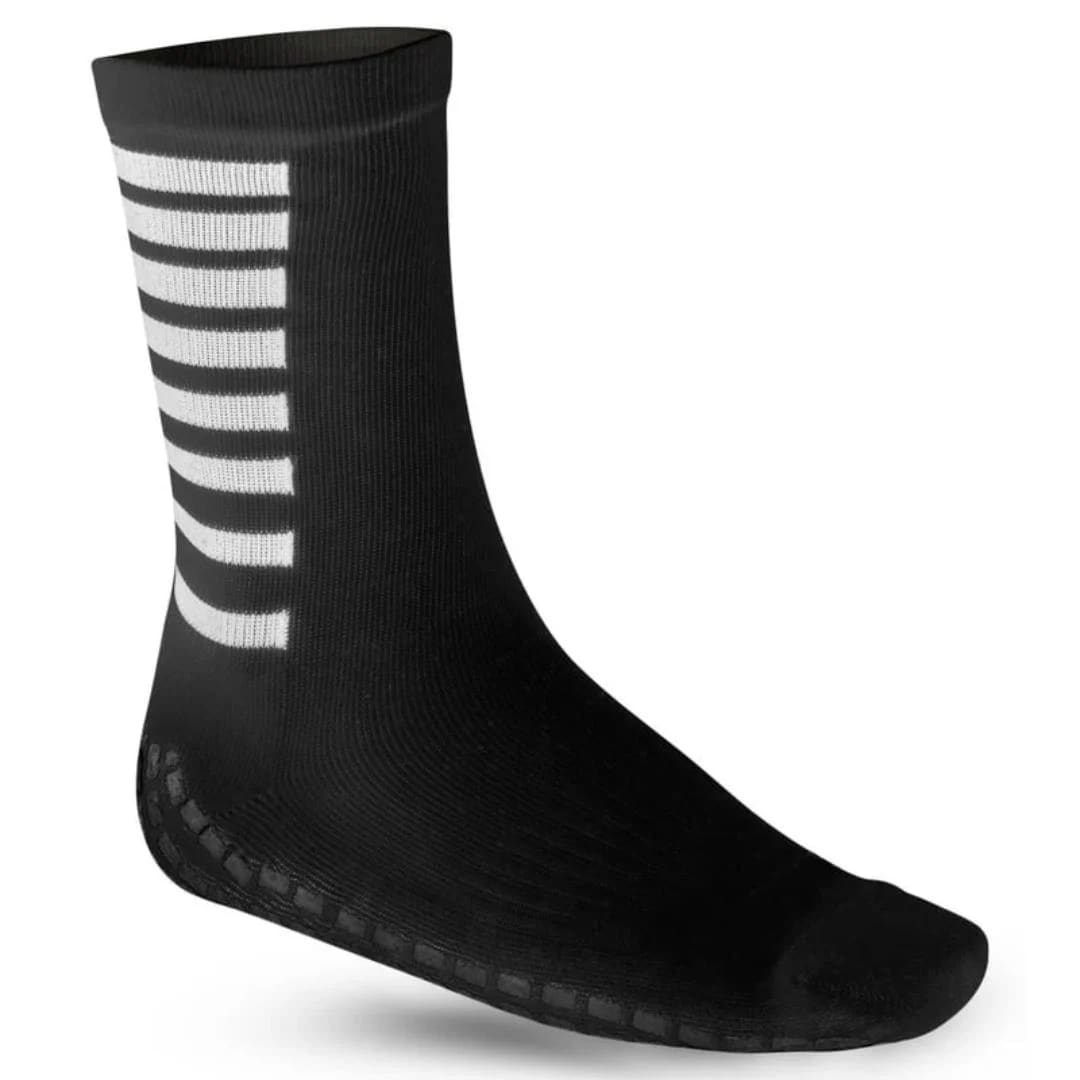 Sport sokkar með grip svartir 