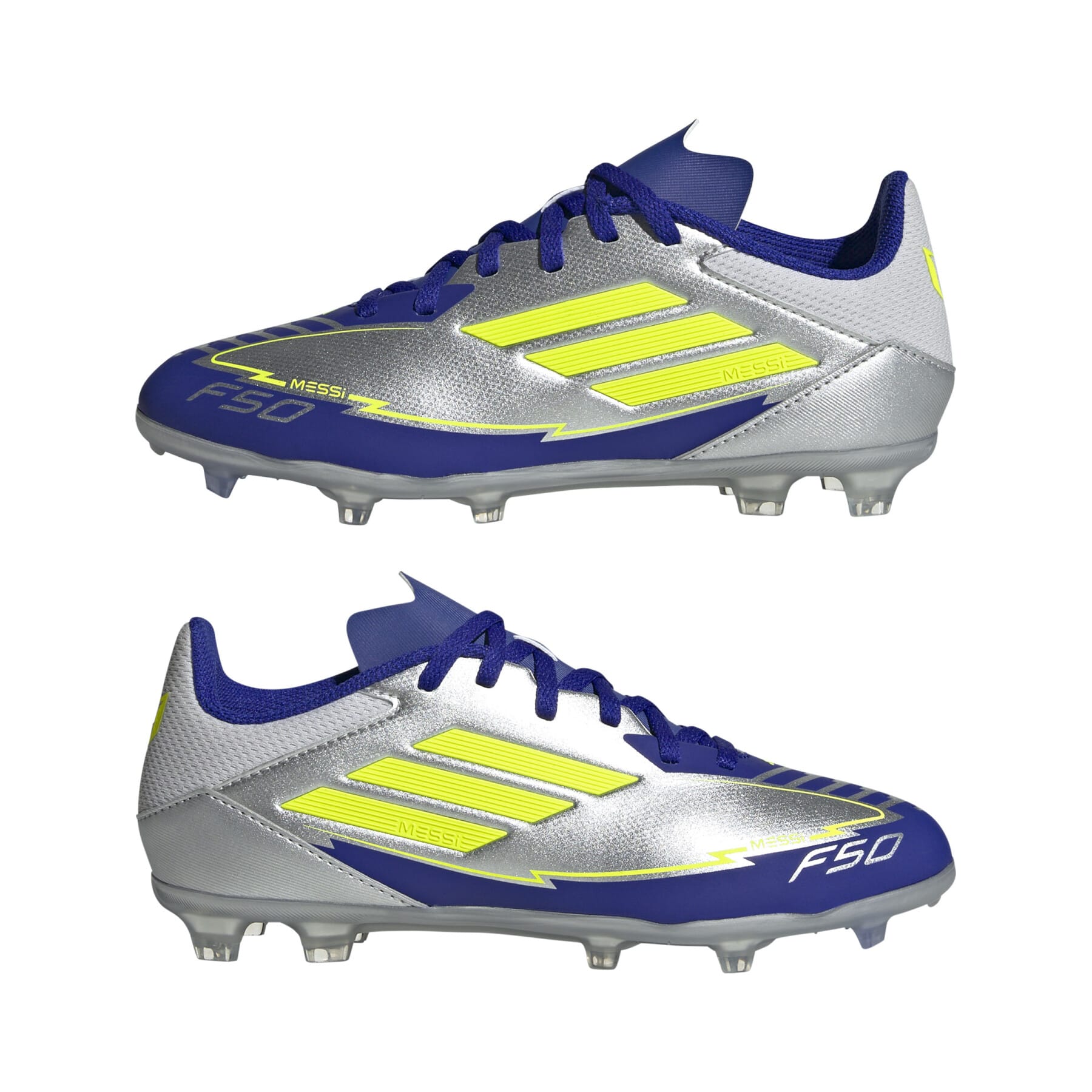 F50 LEAGUE FG/MG J  SILVMT/SYELLO/LUCBLU 2