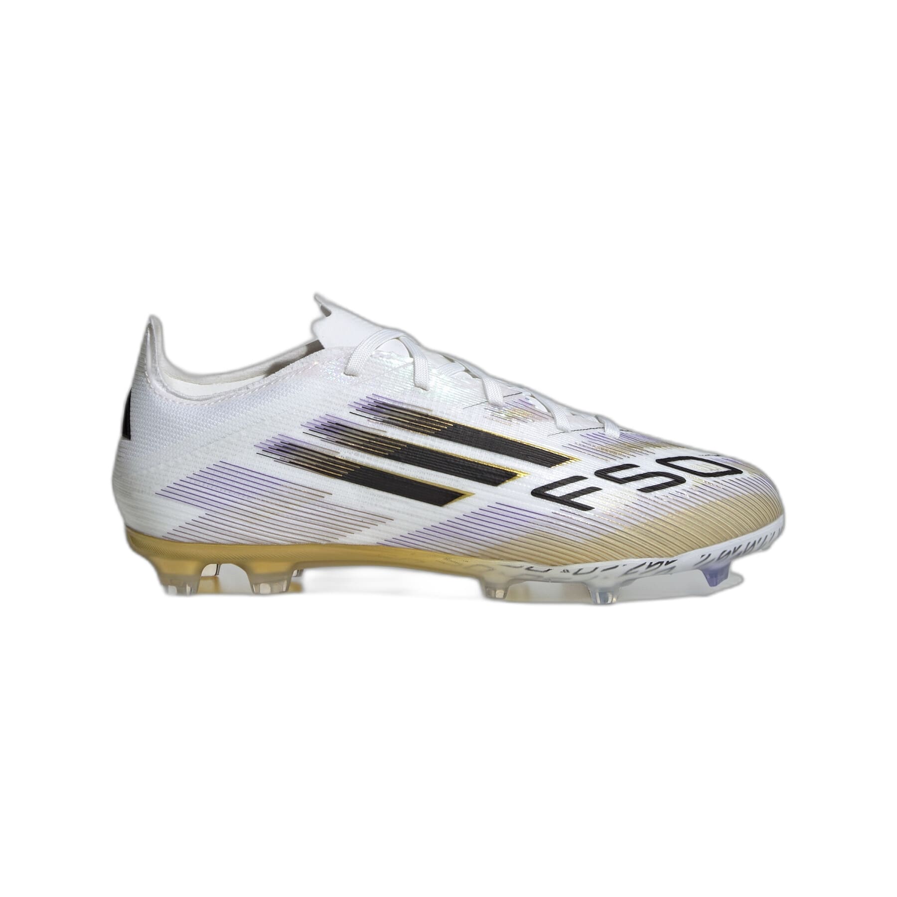 F50 ELITE FG J FTWWHT/CBLACK/GOLDMT 1