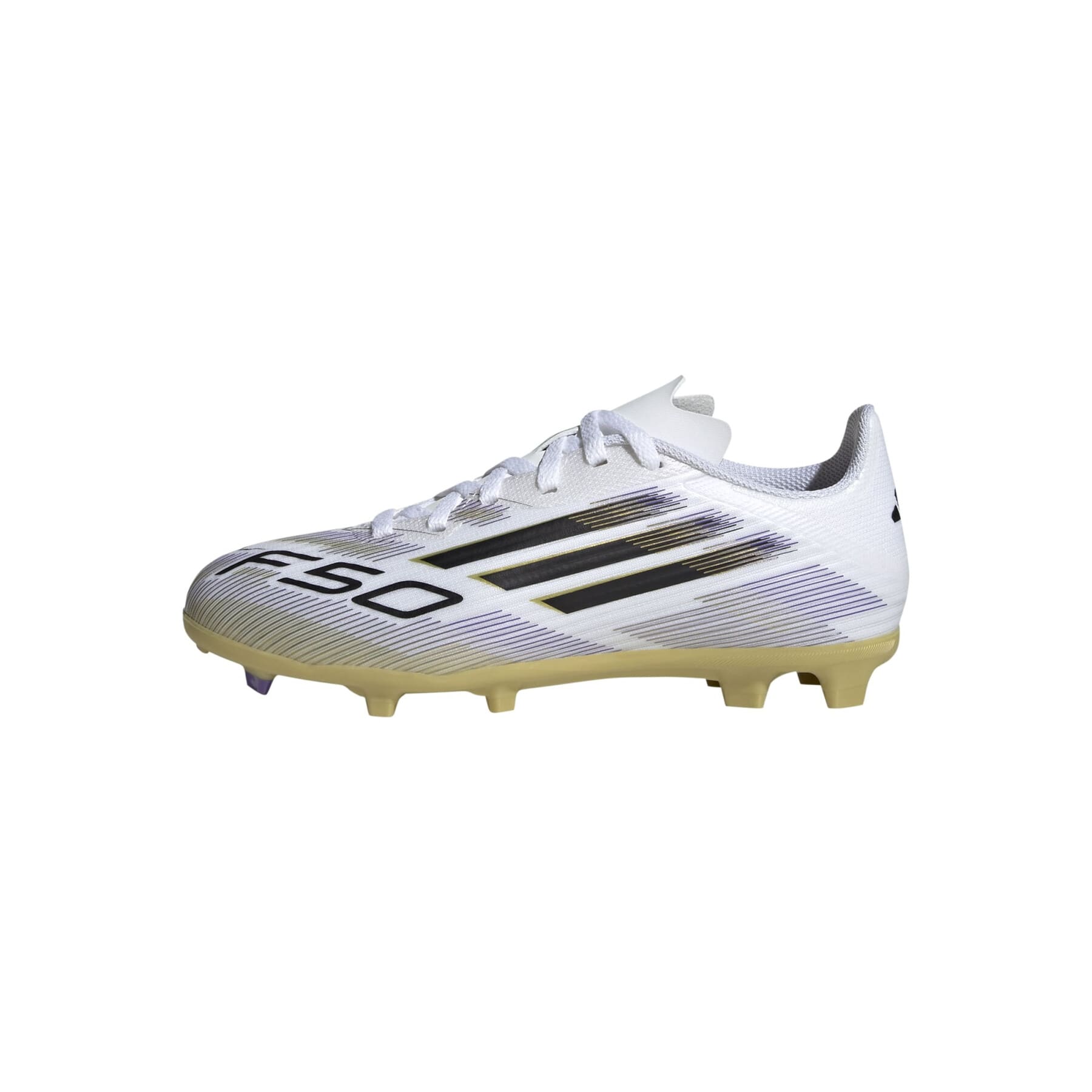 F50 LEAGUE FG/MG J FTWWHT/CBLACK/GOLDMT 2