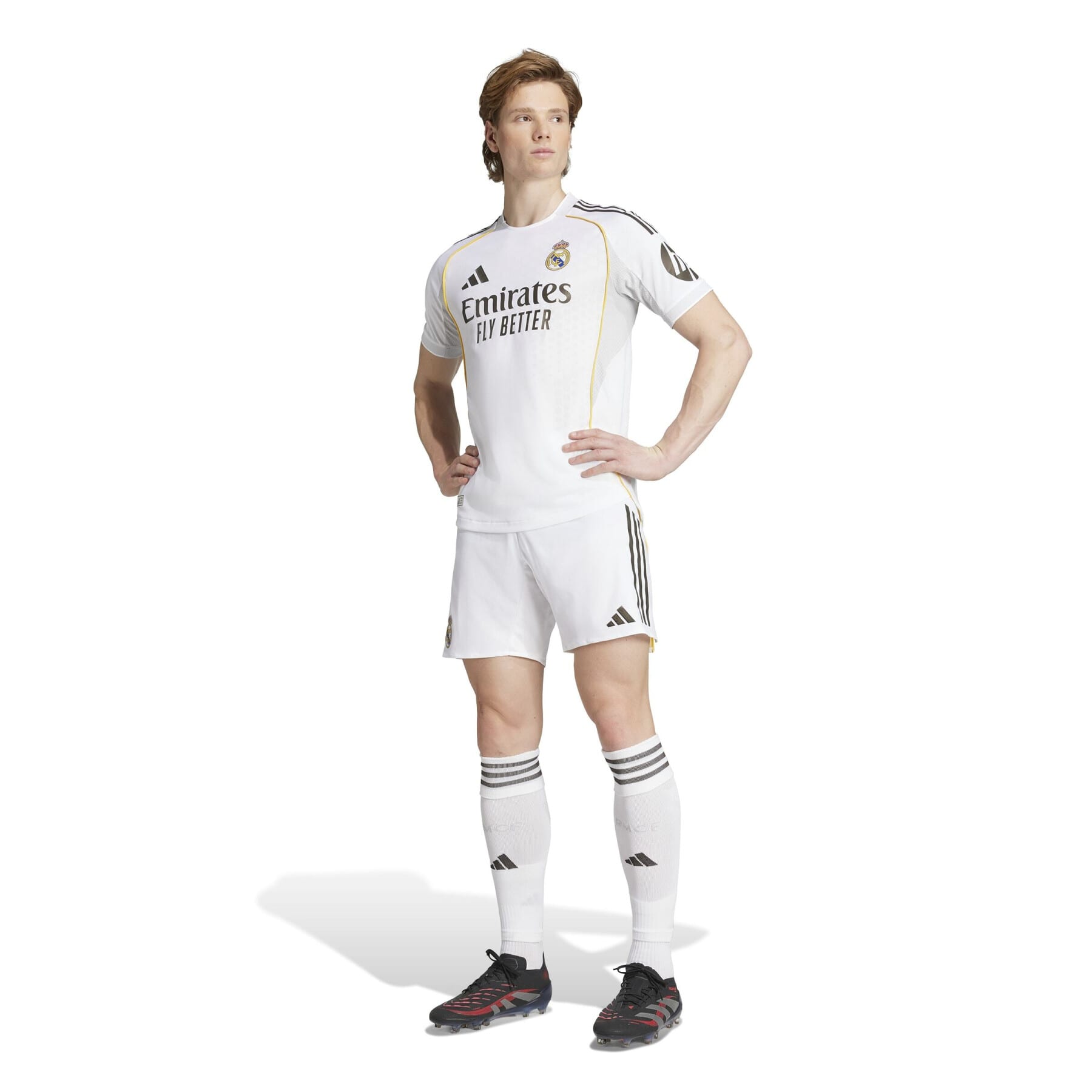 Real Madrid Heima Treyja Authentic 2025/2026 Fullorðins 3