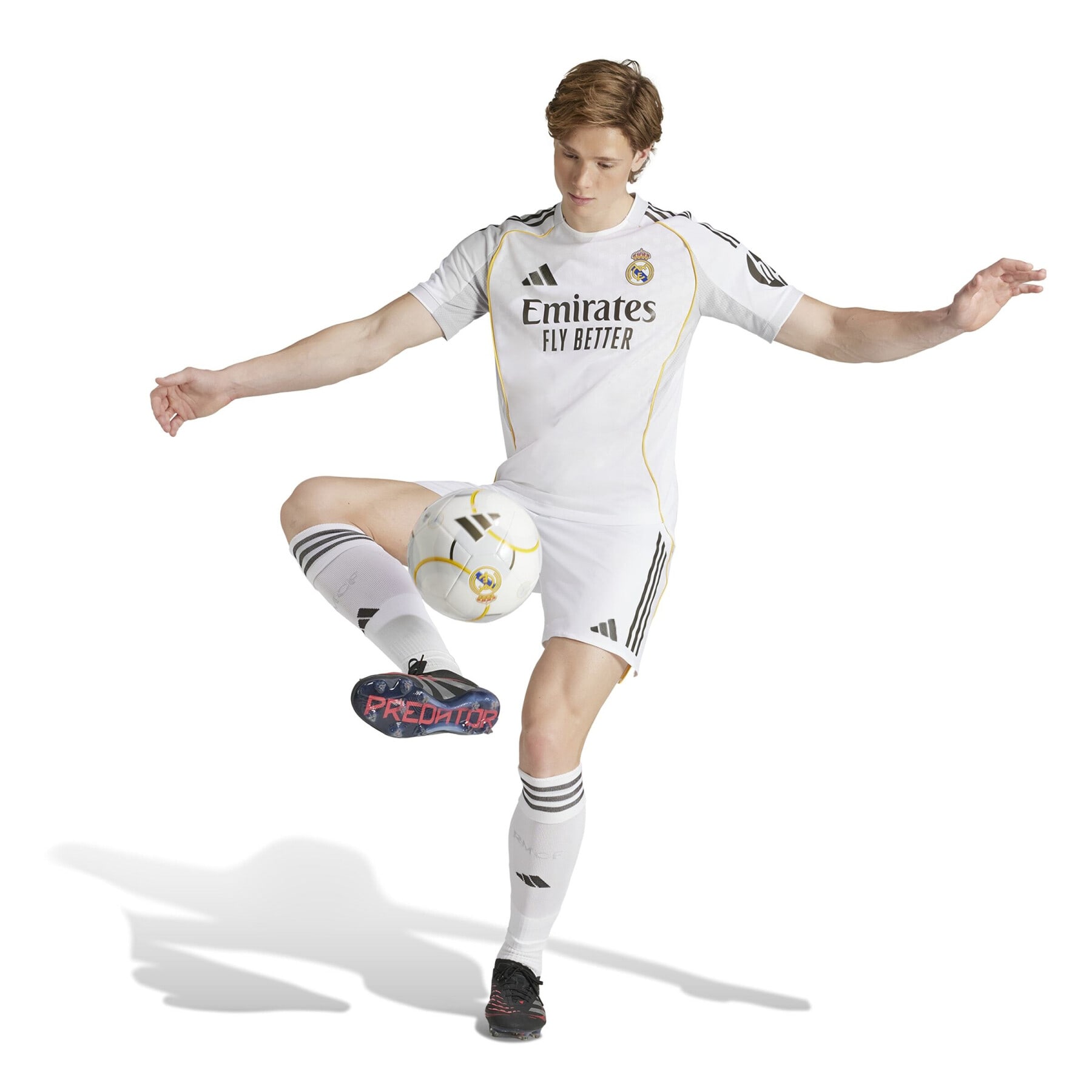 Real Madrid Heima Treyja Authentic 2025/2026 Fullorðins 4