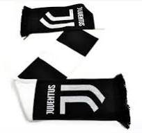 Juventus Bar Scarf Black White- Size One Size 1
