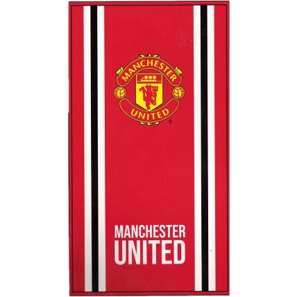Man Utd Core Stripe Towel- Size One Size 1