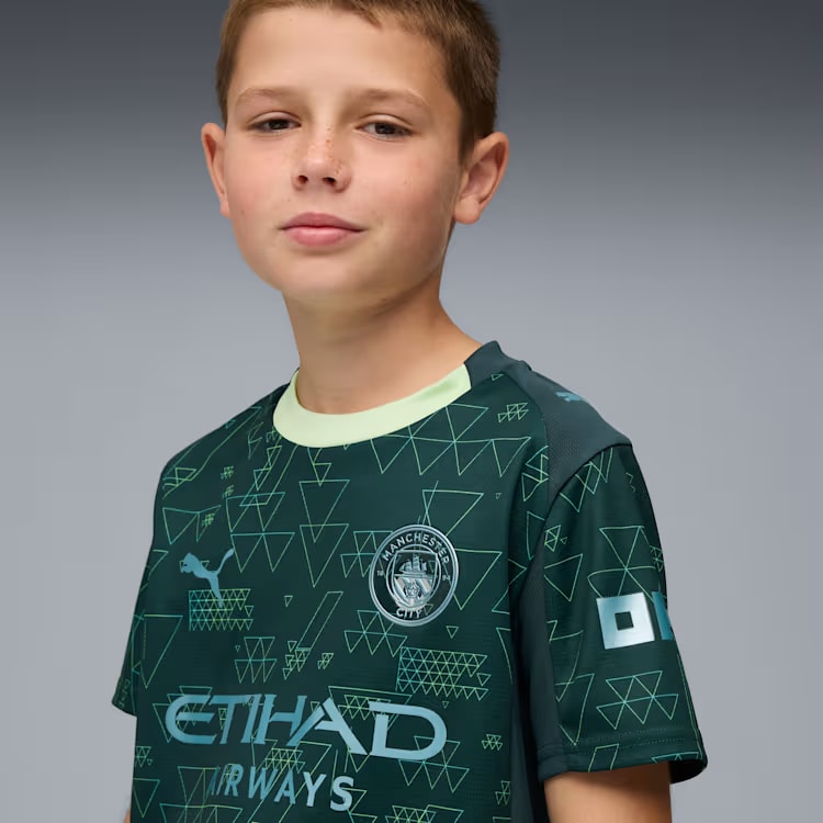 Manchester City Fjórða Treyja 2025/2026 Barna 2