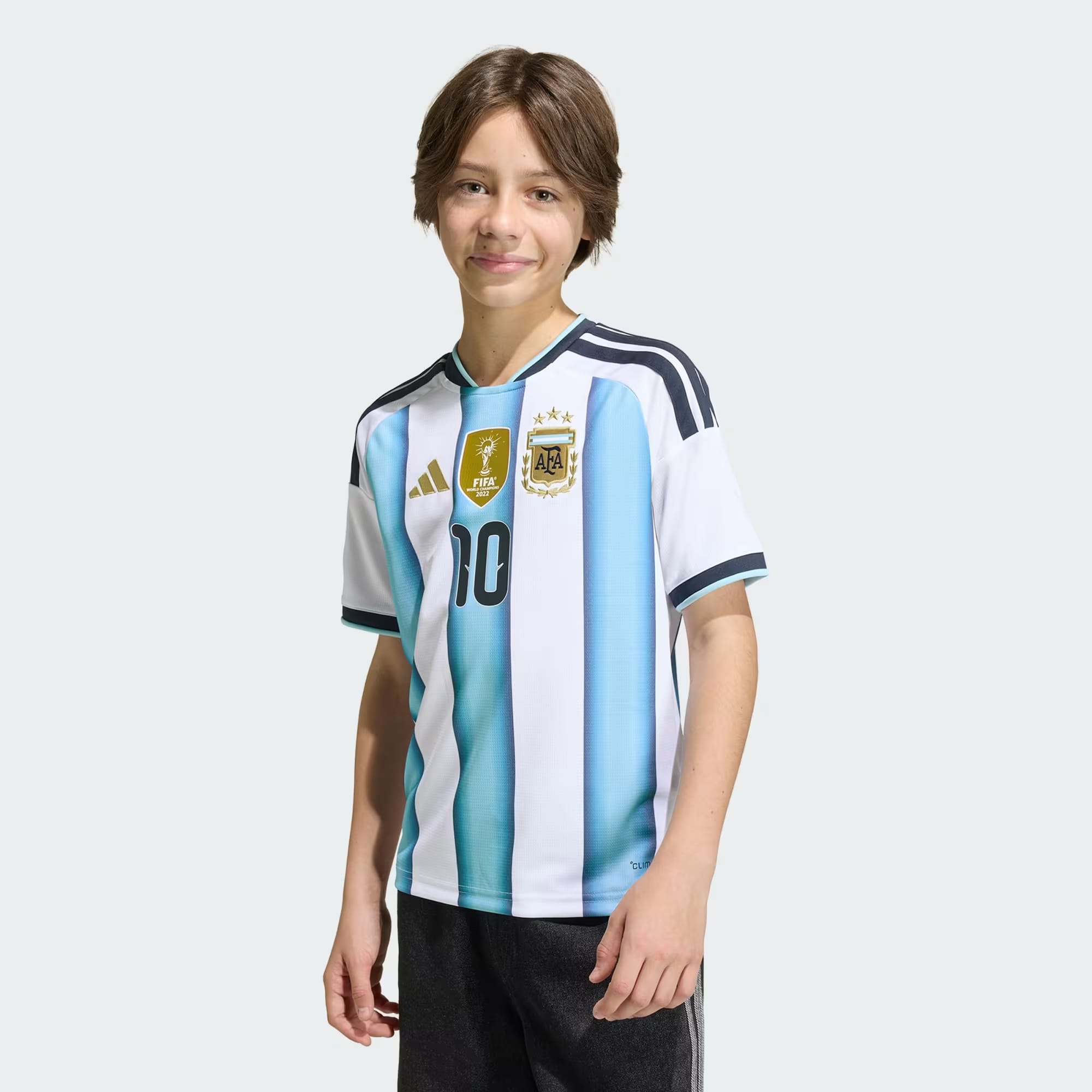 Argentína Heima Treyja 26 Messi Barna 3