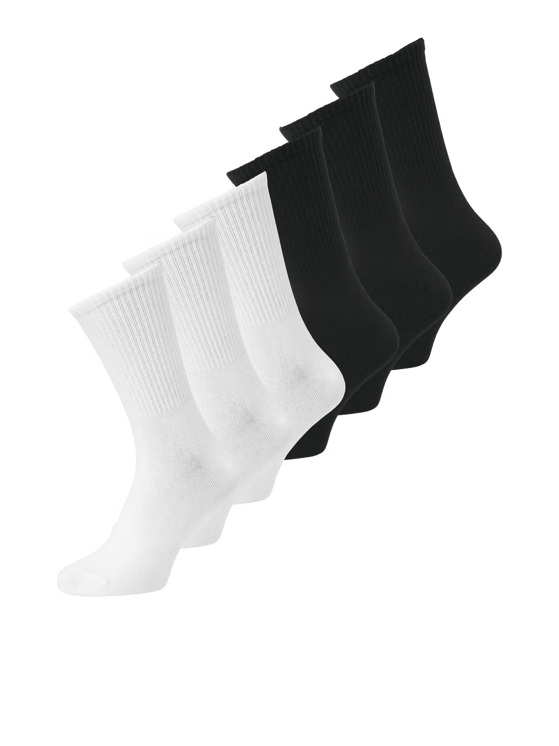 JACNOLAN SOLID TENNIS SOCKS 6 PACK 3