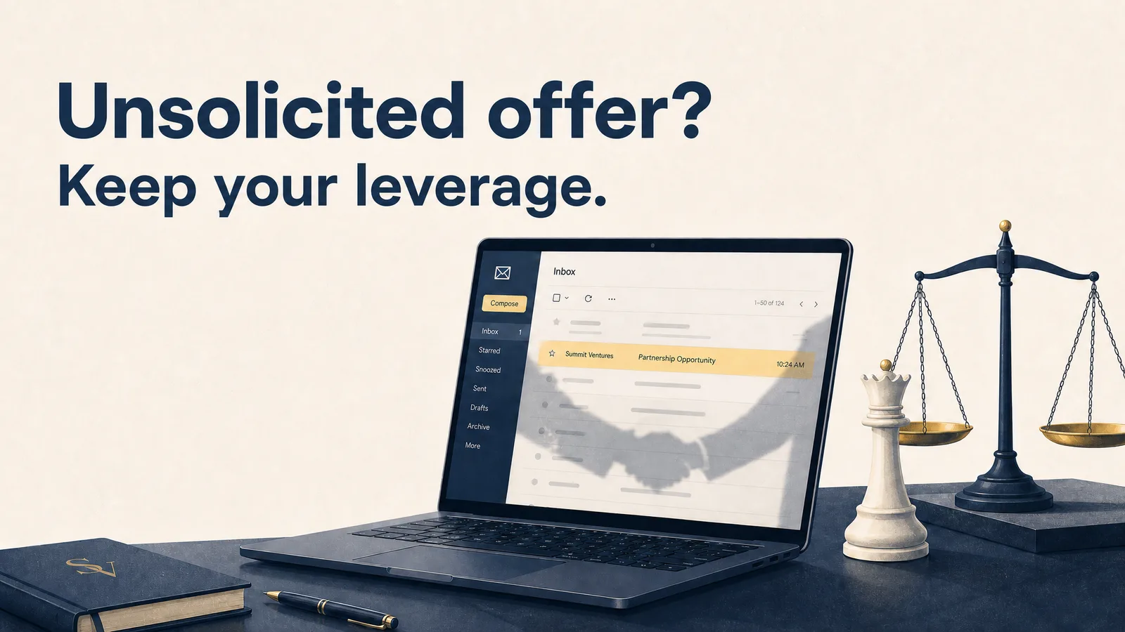 The Offer Isn’t the Deal: What Founders Miss in Unsolicited Approaches (and How to Keep Leverage)