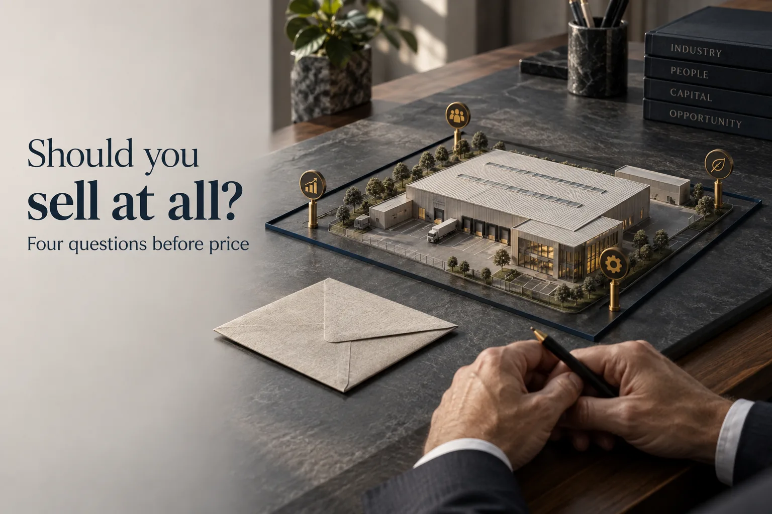 Should You Sell at All? Four Questions to Settle Before Anyone Asks