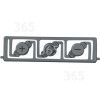 Indesit BIMDS 23 B IX S Backofen-Timertasten Set