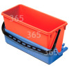 AK6 - Extra Front Tray Blue, With 15-litre Bucket, Red Numatic