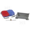 Nka 102: 140 Litre (2 X 70 Litre) Full Waste Bag Extension Kit Grey Numatic