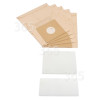 Paper Bag (Pack Of 5) & In & Out Filters Kenwood