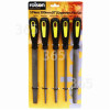 Jeu De 5 Limes M&eacute;talliques 20 Cm Rolson