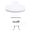 Merloni (Indesit Group) Door Handle Kit - White