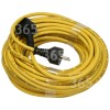 Numatic 20.0m X 1.5mm X 3 Adriges Gelbes Kabel (Steckdose + Stecker) EU-Stecker