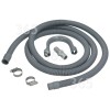 Kit Rallonge Tuyau De Vidange Universel 2,5M Pour Lave-linge Et Lave-vaisselle ( Extrémité Du Tuyau À Angle Droit Ø 19 / 22 Mm ) WD440G Hotpoint