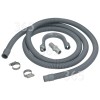 Kit De Extensión De Manguera De Drenaje De Lavadora Y Lavavajillas Universal - 2. 5M. - Kit De Extensión De Desagüe Con Extremos Rectos De 19mm / 22mm EW1200I Electrolux