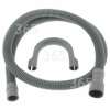 Care+Protect 1.5m Washing Machine / Dishwasher Straight Drain Hose 19x24mm Diameter