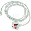 Bosch 2.5m Steam Iron Mains Cable - UK Plug