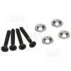 Kit Copertura Fori Frontali Pyro H 562 (BK) Indesit