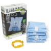 Sacs Aspirateur Wonderbag Universels - Arôme Menthe - ( Paquet De 5) Calor Moulinex Rowenta Etc. Rowenta