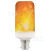 Lampada A LED 5W BC / B22 Effetto Fiamma LyvEco