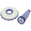 Kit Filtres Pr&eacute;-Moteur Et Post-Moteur Pour Aspirateur