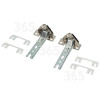 Kit De Bisagras De Puerta De Frigorífico Congelador - Pack De 2 - Compatibles Siemens