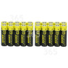 Piles Alcalines Ultra LR6 AA- Lot De 20 - ESpares