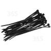 Wellco Pack Of 25 100mm Cable Ties - Black