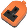 Wellco 13A Single Trailing Socket Rubberised - Orange