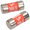 Wellco 30A Cartridge Unit Fuses (Pack Of 2)