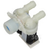 Whirlpool LUNA 1400 Cold Water Double Solenoid Inlet Valve : 180Deg. With 14.5 Bore Outlets