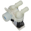 Whirlpool UNIVERSE 1400 Cold Water Double Solenoid Inlet Valve : 180Deg. With 14.5 Bore Outlets