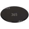 Capuchon De Br&ucirc;leur Rapide Pour Plaque De Cuisson Noir : 100mm Braun