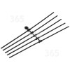 Lames De Broyage FLY024 Pour Aspirateur De Jardin - Lot De 5 Twister 2000 ALM