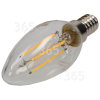 Bombilla Vela De Filamento LED No Atenuable - Blanco Cálido - Equivalente 40W - 4W SES/E14 TCP