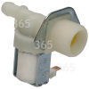 Merloni (Indesit Group) Cold Water Single Solenoid Inlet Valve : 180Deg. 12 Bore Outlet