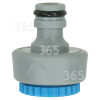 Conector Roscado De Llave De Agua - 1/2" Y 3/8" Rolson