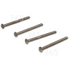 Vis Nickel&eacute;es De 38 Mm (paquet De 4) Wellco